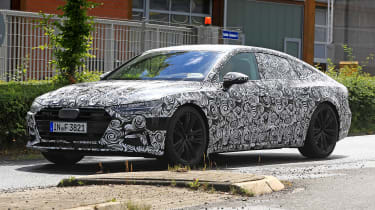 Audi A7 spied - front 3.4