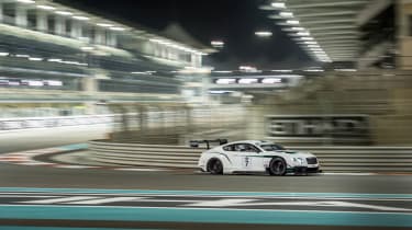 Bentley Continental GT3 race debut report