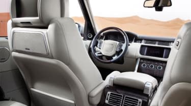 2013 Range Rover leather interior
