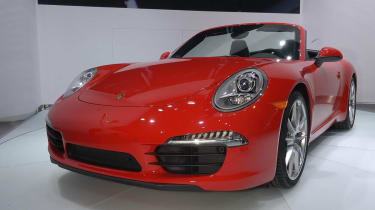 Detroit motor show: Porsche 911 Cabriolet