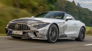 Mercedes SL Prototype – front tracking