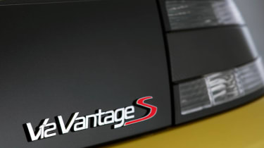Aston Martin V12 Vantage S black boot lid