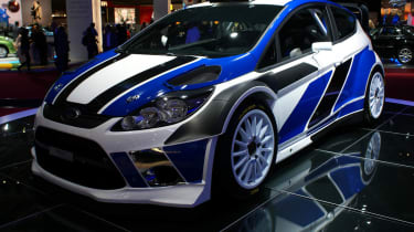 Ford Fiesta WRC rally car