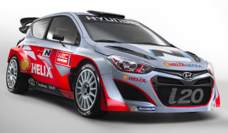Hyundai launches i20 WRC car