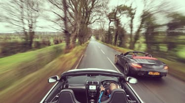 Jaguar XKR-S Convertible vs Mercedes SLS AMG Roadster