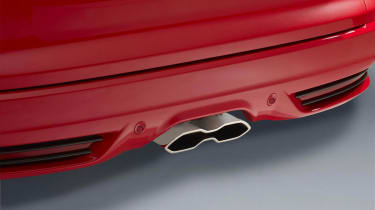 Ford Focus ST estate exhaust tail pipes