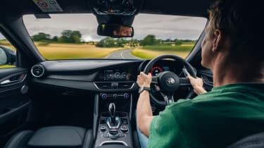 Alfa Romeo Giulia Quadrifoglio – driving