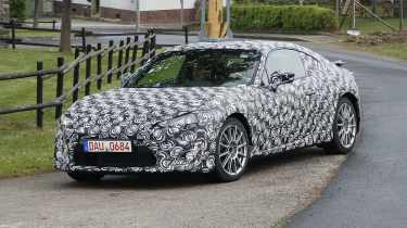 Toyota FT-86 coupe spy shots