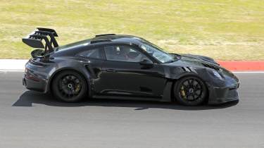 Porsche mule Nürburgring side