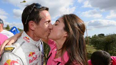 WRC Spain Ogier and wife