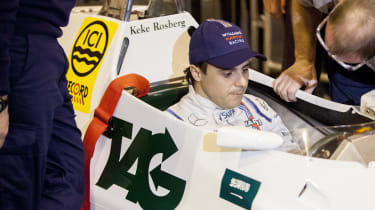 Felipe Massa in car