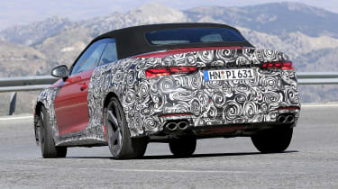 Audi S5 TDI Spy - rear