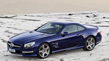 2013 Mercedes SL65 AMG front roof up