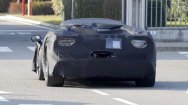 Ferrari 296 Pista spied rear