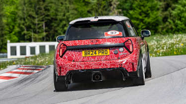 New Mini JCW race car – rear