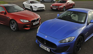 Maserati GranTurismo Sport v Mercedes CLS 63 AMG, BMW M6, Aston Martin DB9 and Bentley Continental GT Speed