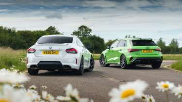 Audi RS3 and BMW M240