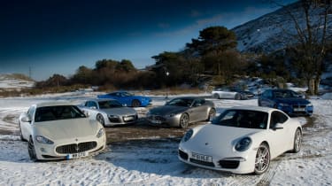 2012 Porsche 911 Carrera S versus its rivals
