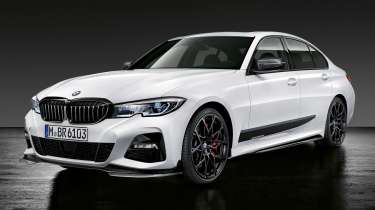 BMW 3-series G20 M Performance parts - front quarter
