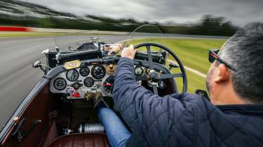 Bentley Blower interior driving