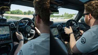 Mercedes-Benz World drift experience