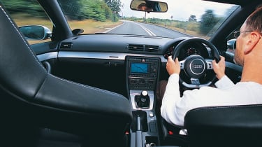 Audi RS4 interior