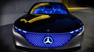 Mercedes Vision EQS concept front