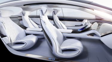 Mercedes Vision EQS concept seats