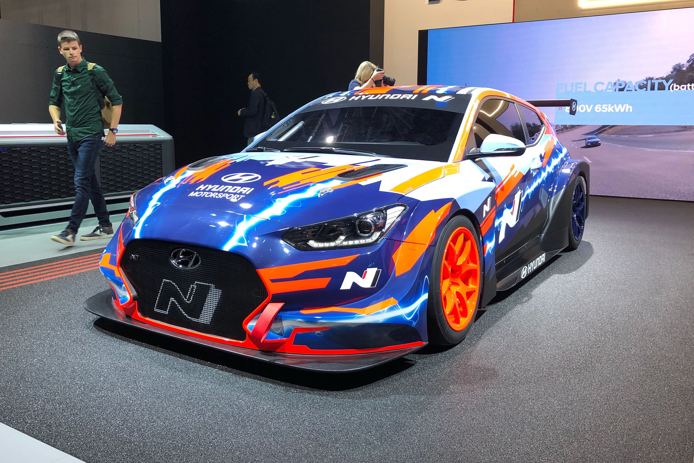 Hyundai Veloster N ETCR revealed as new electric race car in Frankfurt